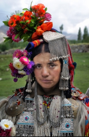 Drokpa lady, Ladakh, India.